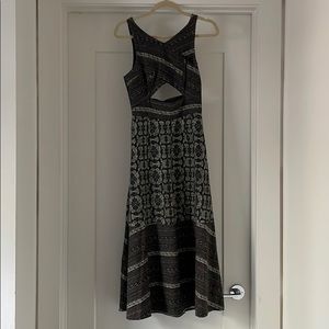 Free People Cross Front Sleeveless Cut Out Dress